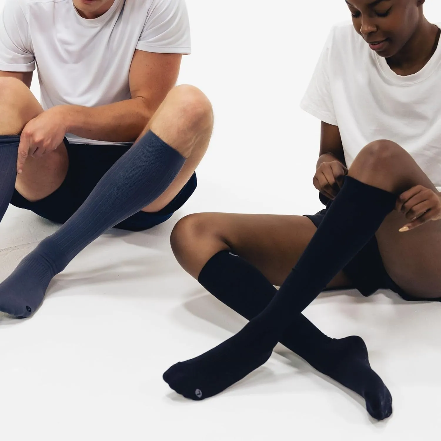 OS1st Wellness Compression Socks for circulation, swelling, deep vein thrombosis and calf cramps | 15-20mmHg