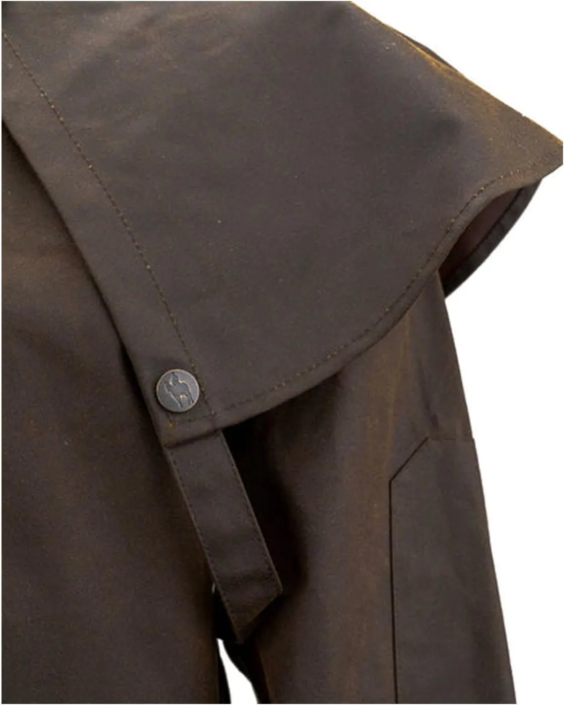 Outback Trading Company Unisex 2056 Stockman Waterproof Breathable Extra-Long Cotton Oilskin Duster Coat