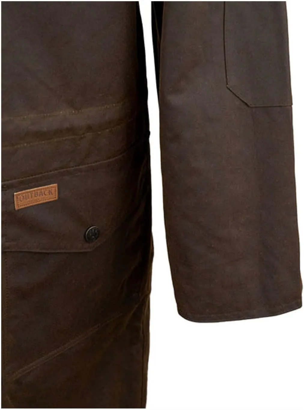 Outback Trading Company Unisex 2056 Stockman Waterproof Breathable Extra-Long Cotton Oilskin Duster Coat