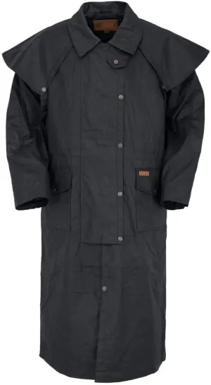 Outback Trading Company Unisex 2056 Stockman Waterproof Breathable Extra-Long Cotton Oilskin Duster Coat