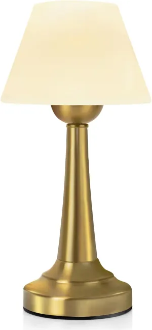 Outdoor Battery Operated Cordless Table lamp Waterproof, Shower Lamp Rechargeable, Touch Dimmable Nightstand Lights for Bedroom School Patio Livingroom Decor
