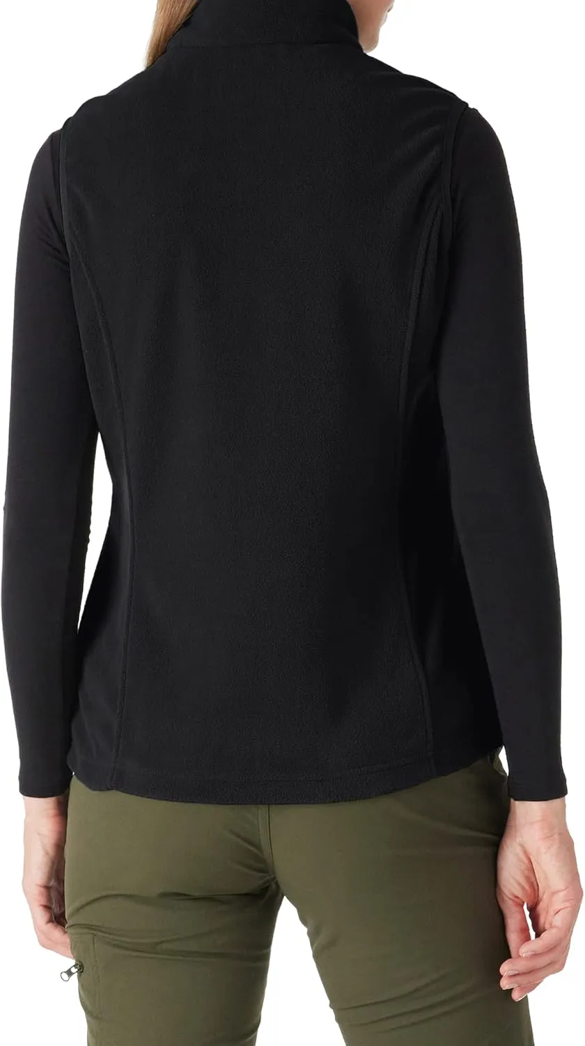 Outdoor Ventures Women's Fleece Vest, Zip Up Lightweight Soft Running Vest Outerwear Sleeveless with Pockets