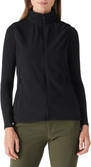 Outdoor Ventures Women's Fleece Vest, Zip Up Lightweight Soft Running Vest Outerwear Sleeveless with Pockets