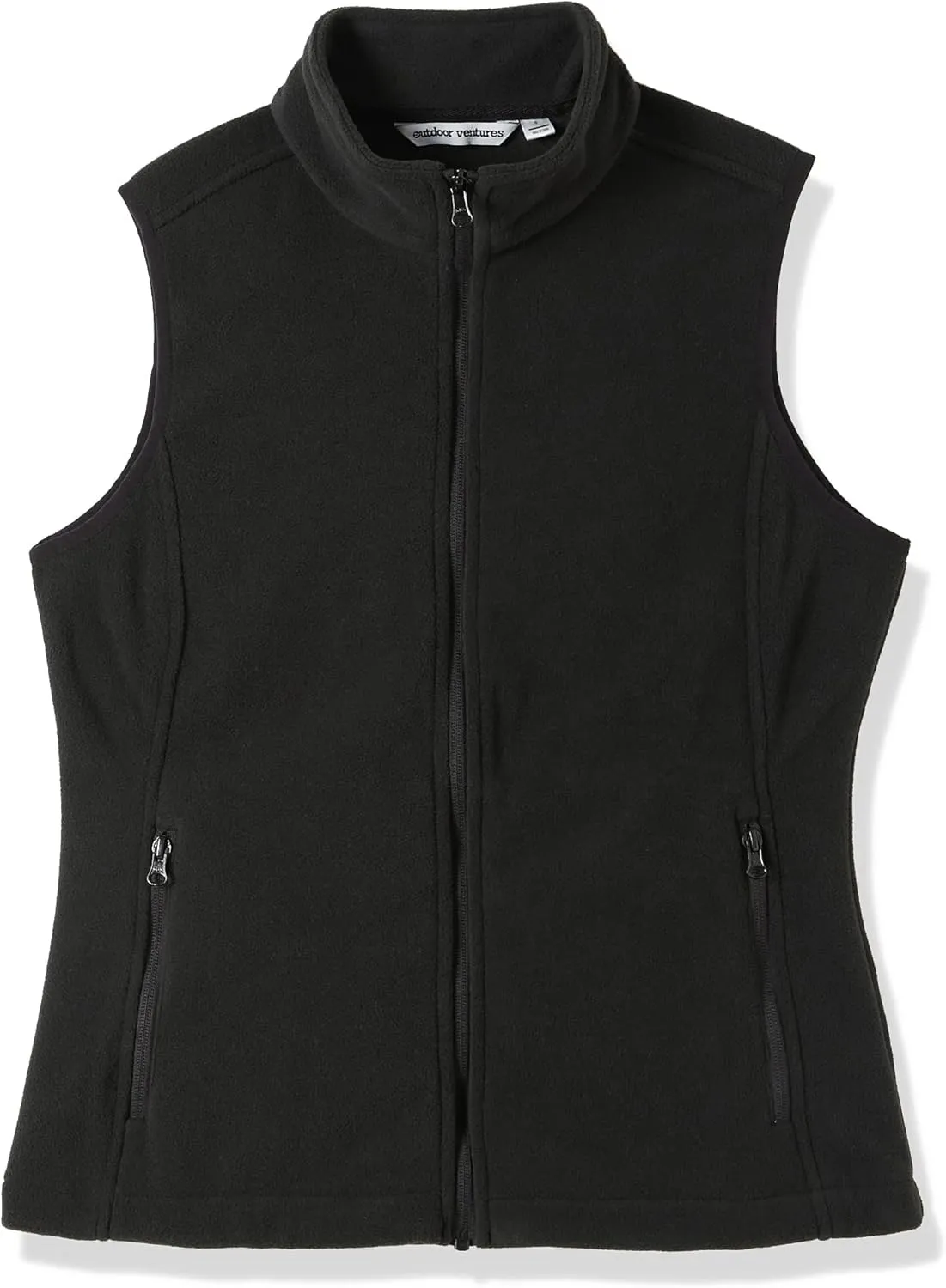 Outdoor Ventures Women's Polar Fleece Zip Vest Outerwear with Pockets,Warm Sleeveless Coat Vest for Fall & Winter