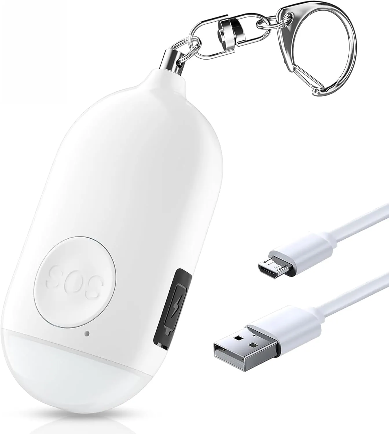 Personal Safety Alarm for Women,Self Defense Keychain for Women,Elderly/Kids Safety Alarm Keychain Siren with LED Strobe Light,130 dB Safe Sound