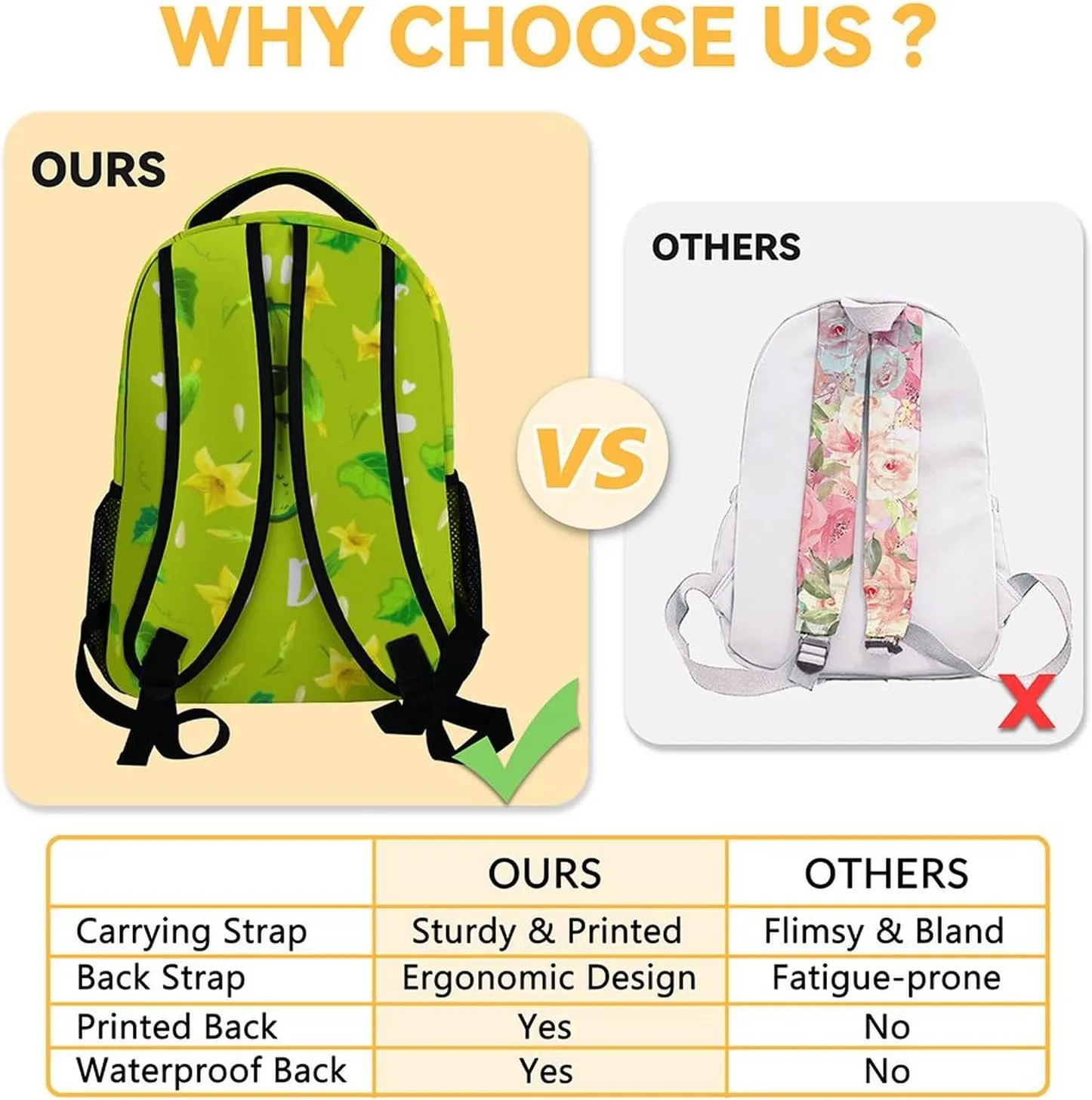 Pickle School Backpack for Girls, 16 Inch Green Backpacks for Kids Age 10-12, Funny Lightweight Bookbag for Travel