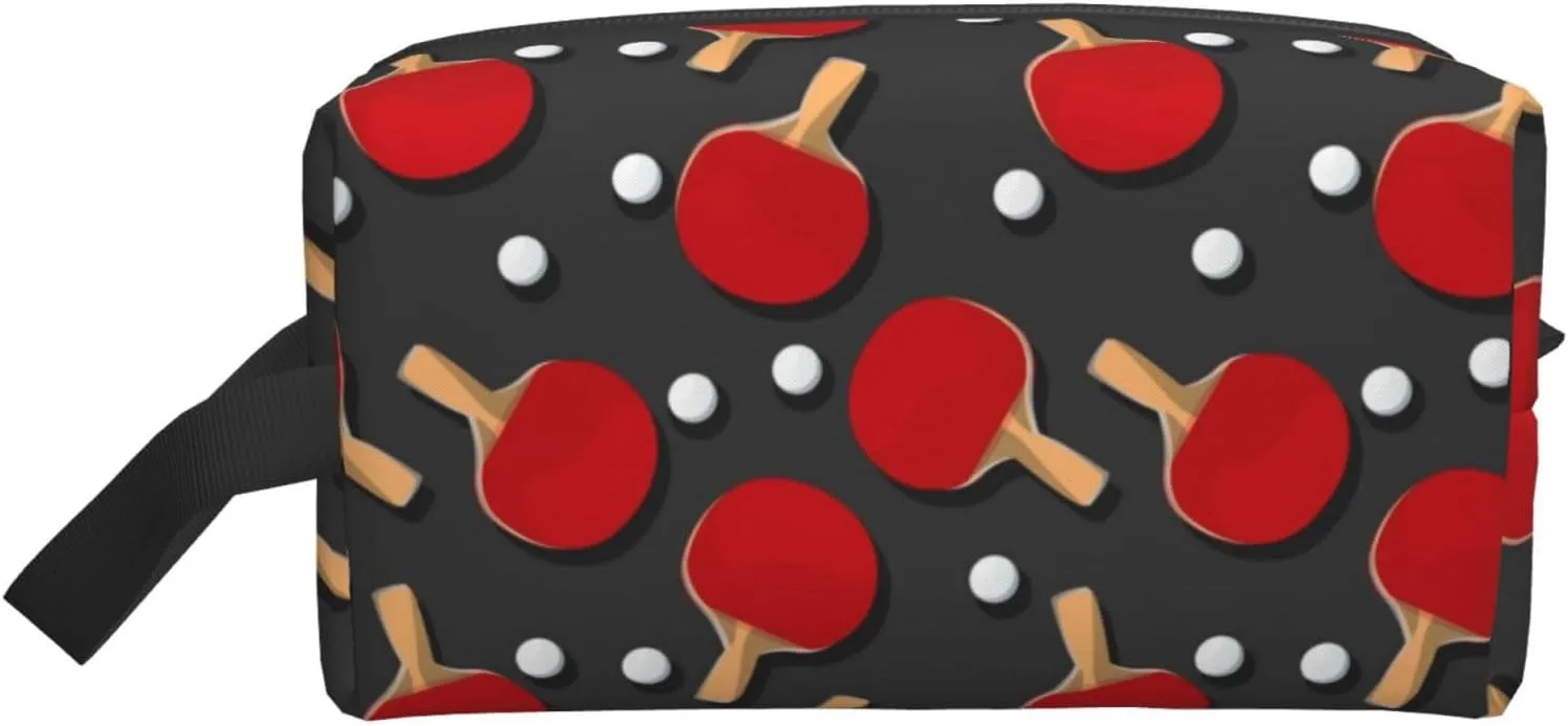 ping pong ball Movement Travel Toiletry Bag for Men Women Waterproof Hanging Dopp Kit Wash Bags Lightweight Shaving Bag Portable Cosmetic Makeup Bag with Handle for Shower Toiletries Accessories