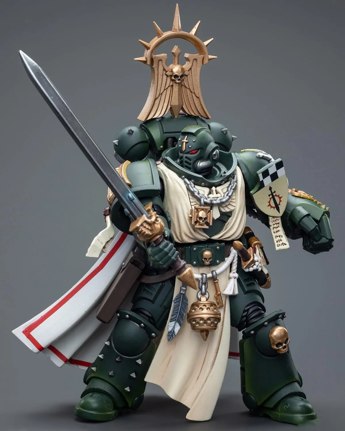 Pipigirl JoyToy Genuine License 1/18 Soldier, 4inch Army Military Extreme Warrior Models Action Figures Kits (Dark Angels Master with Power Fist)