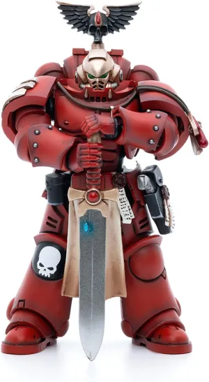 Pipigirl JoyToy × Warhammer Genuine License 1/18 Soldier Action Figures, 4inch Army Military Extreme Warrior Models Kits (Blood Angels Veteran Vigna)