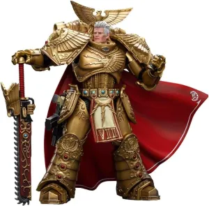 Pipigirl JoyToy × Warhammer Genuine License 1/18 Soldier Action Figures, 4inch Army Military Extreme Warrior Models Kits (Rogal Dorn)