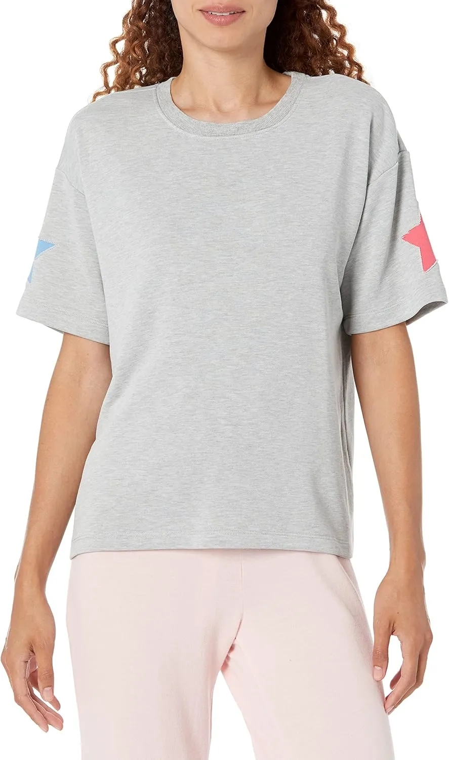 PJ Salvage Women's Loungewear Star Spangled Short Sleeve T-Shirt