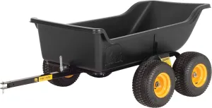 Polar TA1500 Tandem Axle Utility Trailer – 22 Cu. Ft. ATV/UTV Hauling Trailer with 1500 lb. Capacity – Rugged Rubber Wide Track Tires – Model 8262