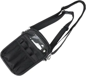 POPETPOP Nurse Messenger Bag Lightweight Multi Compartment Cross Body Organizer for Medical Students Compact Waist Bag with Pockets for Essential Tools for Outdoor Activities and Home Use