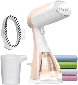 Portable Handheld Steamer for Clothes - Travel Steamer 15S Fast Heat-up, Remove Wrinkles for All Fabrics, 300ml Water Tank, Make Clothes Soft & Smooth, Suit for Home Travel Hotel