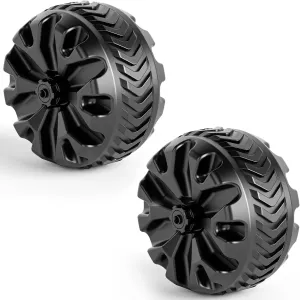PORTAL Wagon Wheels Replacement 8" Diameter X 3.4" Wide for Utility Wagon Cart