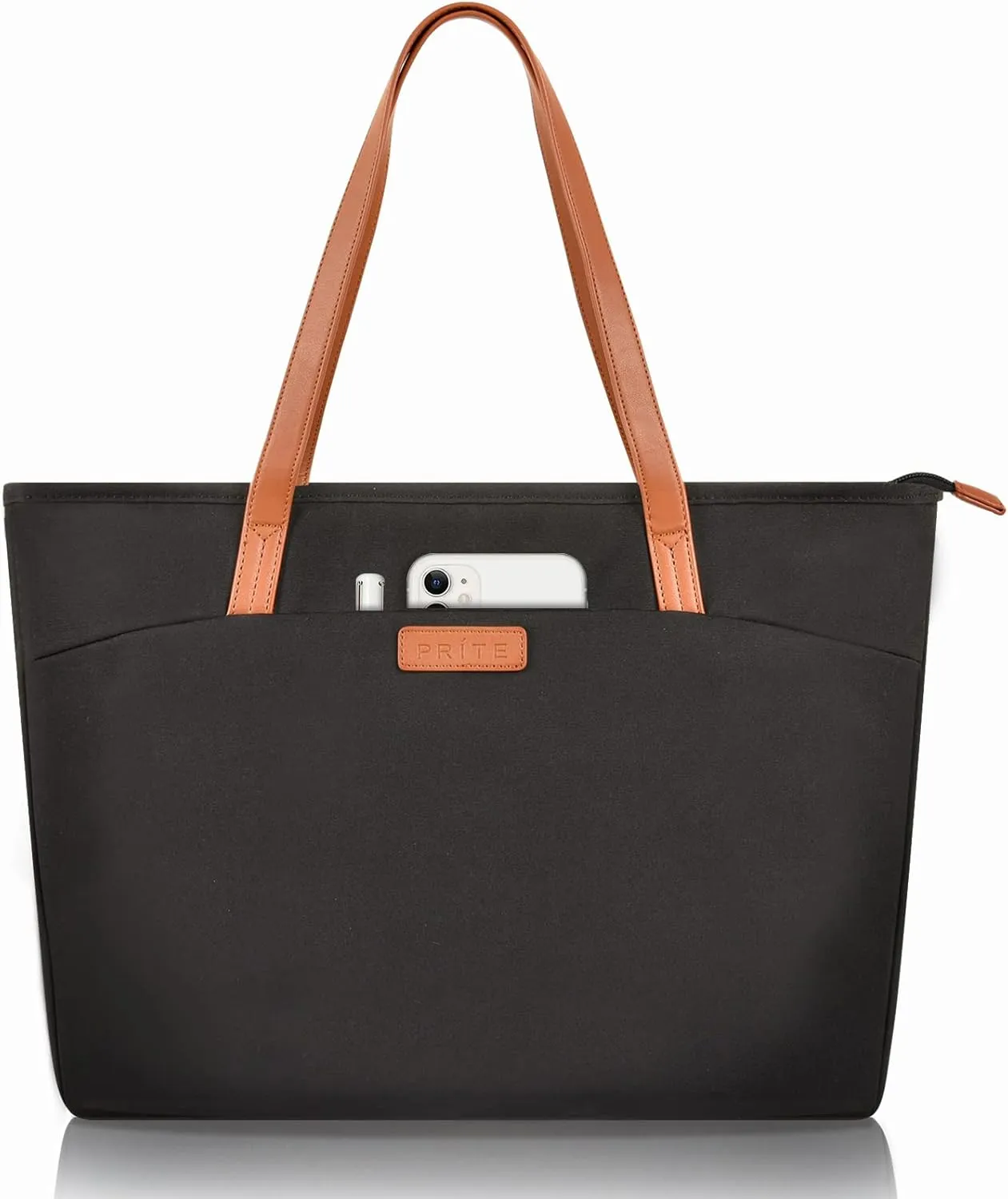Prite Laptop Tote Bag for Women Shoulder Bag with 16” Computer Compartment for Work Travel