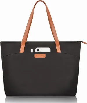 Prite Laptop Tote Bag for Women Shoulder Bag with 16” Computer Compartment for Work Travel
