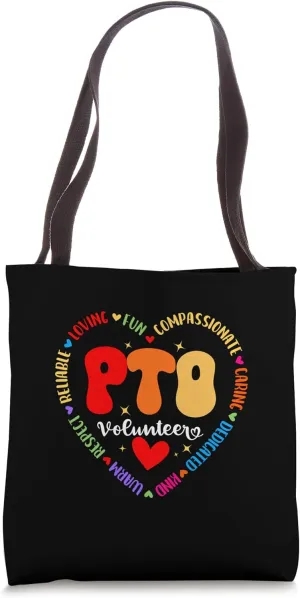 PTO Volunteer Back to School Matching Group Parent Teacher Tote Bag