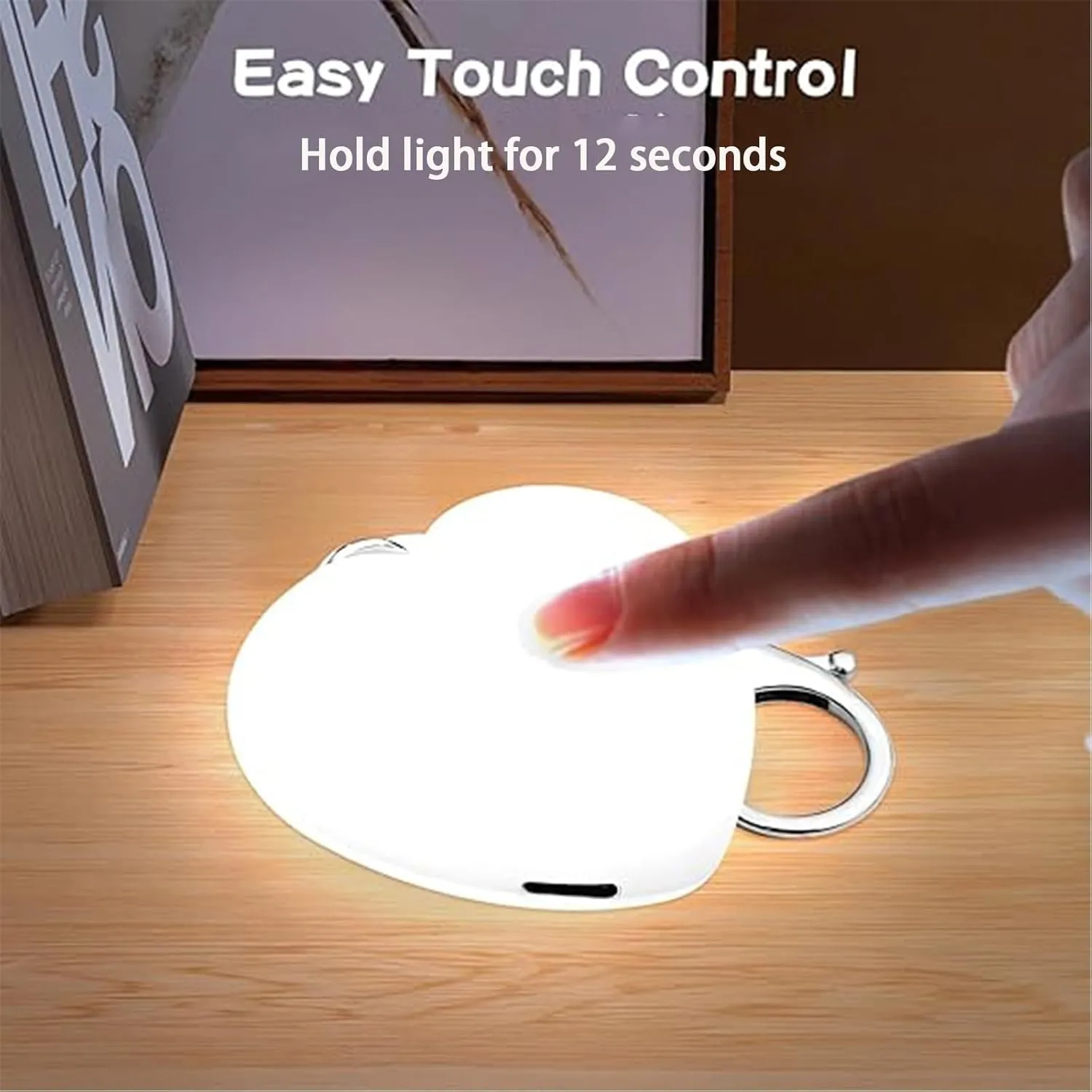 Purse Lamp Light，Purse Light with Automatic Sensor Illumiate Your Bag，Heart Purse Light Best Gifts for Women,Mother,Friends(2 Cute)