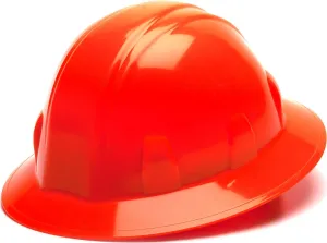 Pyramex SL Series Full Brim Hard Hat 4-Point Ratchet Suspension
