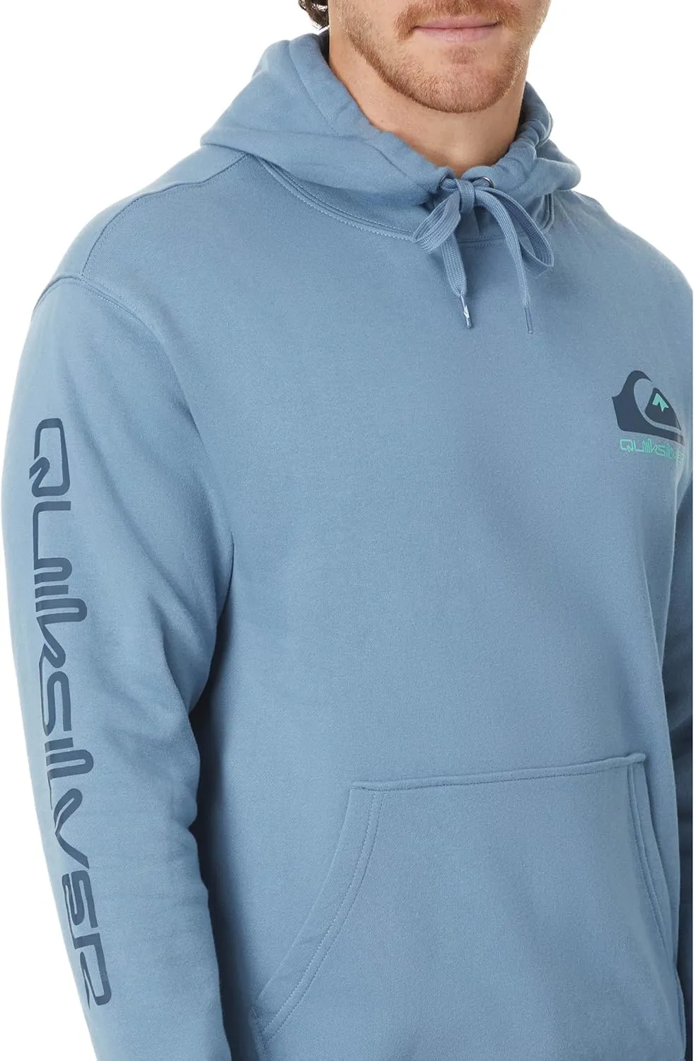 Quiksilver Men's Omni Logo Hoodie Pull Over Hooded Fleece