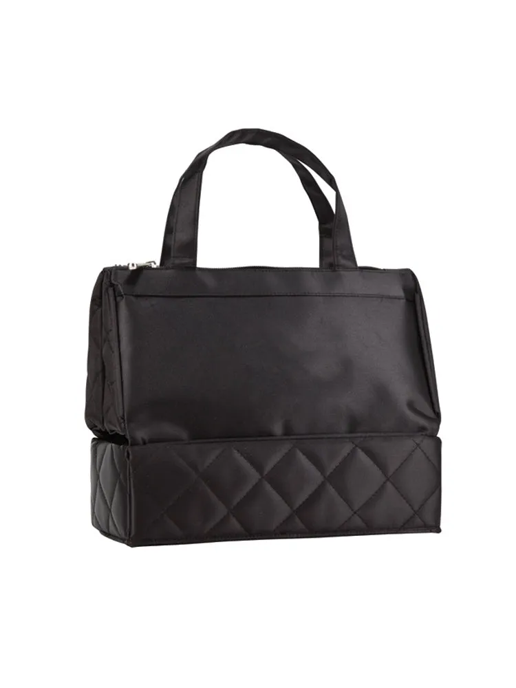 QUILTED COSMETIC / TOILETRY BAG