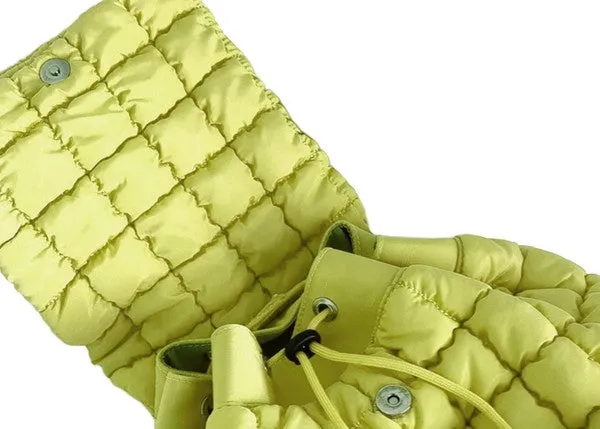 Quilted Puffer Backpack Shoulder Bag