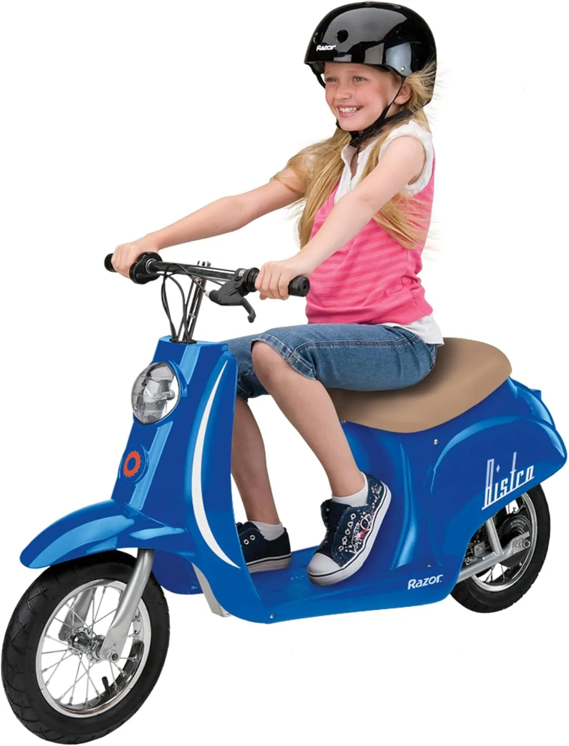 Razor Pocket Mod Miniature Euro 24V Electric Kids Ride On Retro Scooter