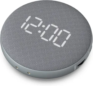 REACHER Super Loud Alarm Clock for Heavy Sleepers Adults Teens, Vibrating Alarm Clock Bed Shaker Under Pillow, Rechargeable Battery Powered for Travel, Auto-Dim, Portable