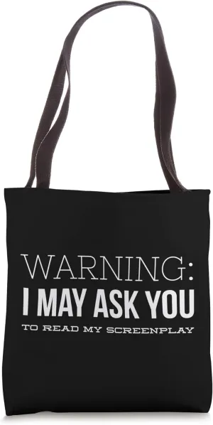 Read My Screenplay - Funny Gift for Screenwriters Tote Bag