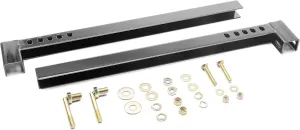 RealTruck Backrack Hardware Kit for use w/ 31" Toolbox, Black, No Drill | 30117TB31 | Fits 2002-2025 RAM 1500/2500/3500