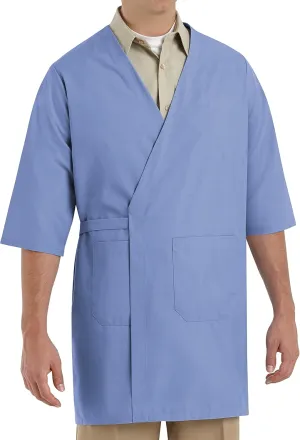 Red Kap Men's RK Collarless Butcher Wrap