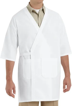 Red Kap Men's RK Collarless Butcher Wrap