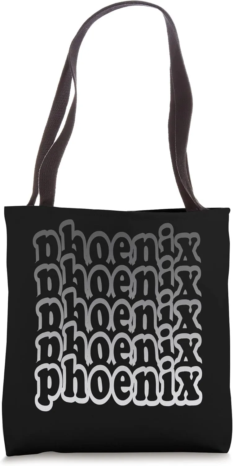 Retro Phoenix Travel Tote Bag