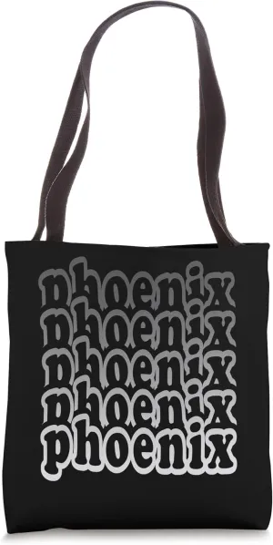 Retro Phoenix Travel Tote Bag