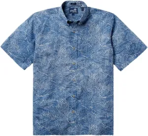 Reyn Spooner Men's Molokai Channel Button Front Shirt, Lichen Blue