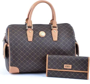 RIONI Italia Large Boston Bag   Checkbook Wallet