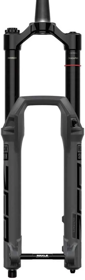 RockShox Zeb Ultimate A3 Suspension Fork, 27.5'', Debonair  W/Buttercups, 160mm, 1-1/8''-1.5'', 15x110mm TA, Rake: 44mm,