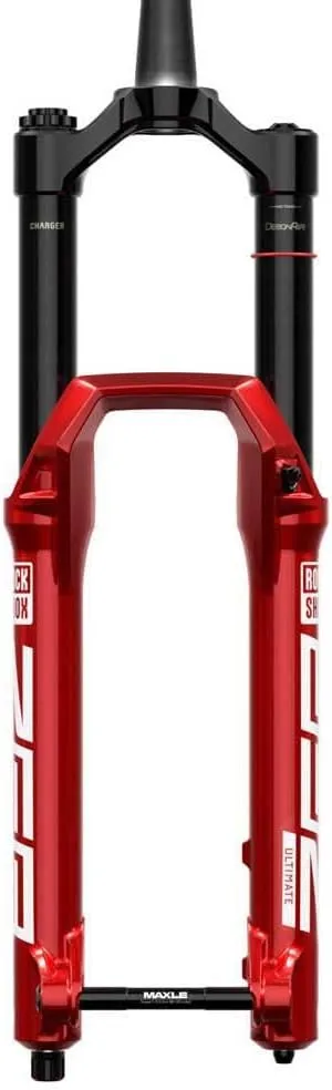 RockShox Zeb Ultimate A3 Suspension Fork, 27.5'', Debonair  W/Buttercups, 160mm, 1-1/8''-1.5'', 15x110mm TA, Rake: 44mm,