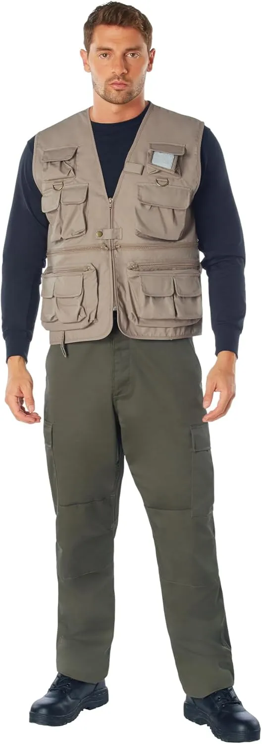 Rothco Uncle Milty Travel Vest - Outdoor Fishing Camping 17 Cargo Pocket Jacket