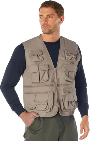 Rothco Uncle Milty Travel Vest - Outdoor Fishing Camping 17 Cargo Pocket Jacket
