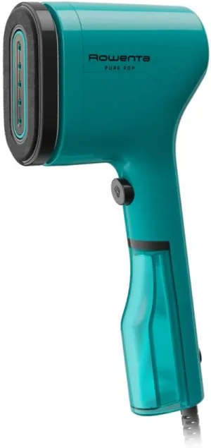 Rowenta PurePop Handheld Steamer for Clothes 1.5 Lbs 15 Second Heatup,2.3 Oz Capacity 1150 Watts Portable,Ironing,Fabric Steamer,Garment Vacation Essentials,Travel Must Have Green DR2024 DR2024U1