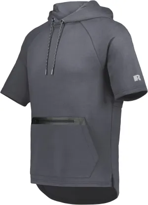 Russell Athletic Legend Tech Fleece Hoodie - Warm, Breathable Cage Jacket with Pocket - Outdoor & Everyday Comfort!