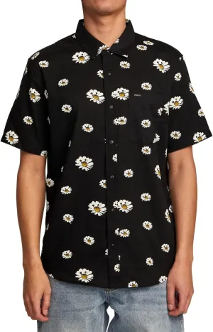 RVCA Men's Will Travel Short Sleeve Shirt