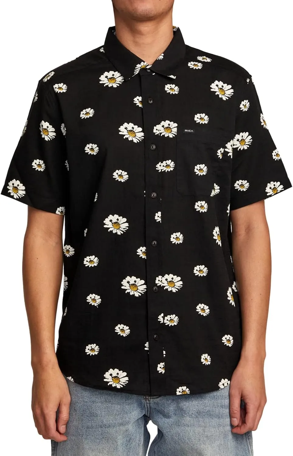 RVCA Men's Will Travel Short Sleeve Shirt