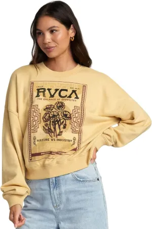RVCA Women's Court Crew Sweatshirt