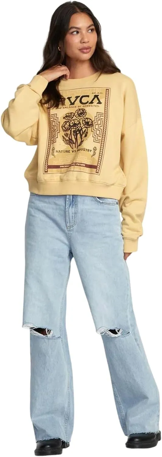 RVCA Women's Court Crew Sweatshirt
