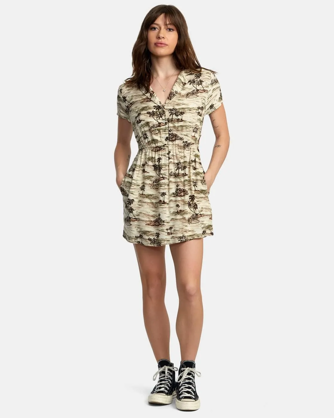 RVCA Women's Fit and Flare Dresses