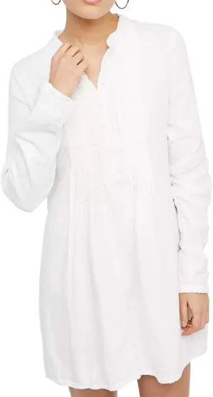 R.Vivimos Women's Tunic Dress Fall Cotton Button Down Long Sleeves Casual Mini Shirt Dress