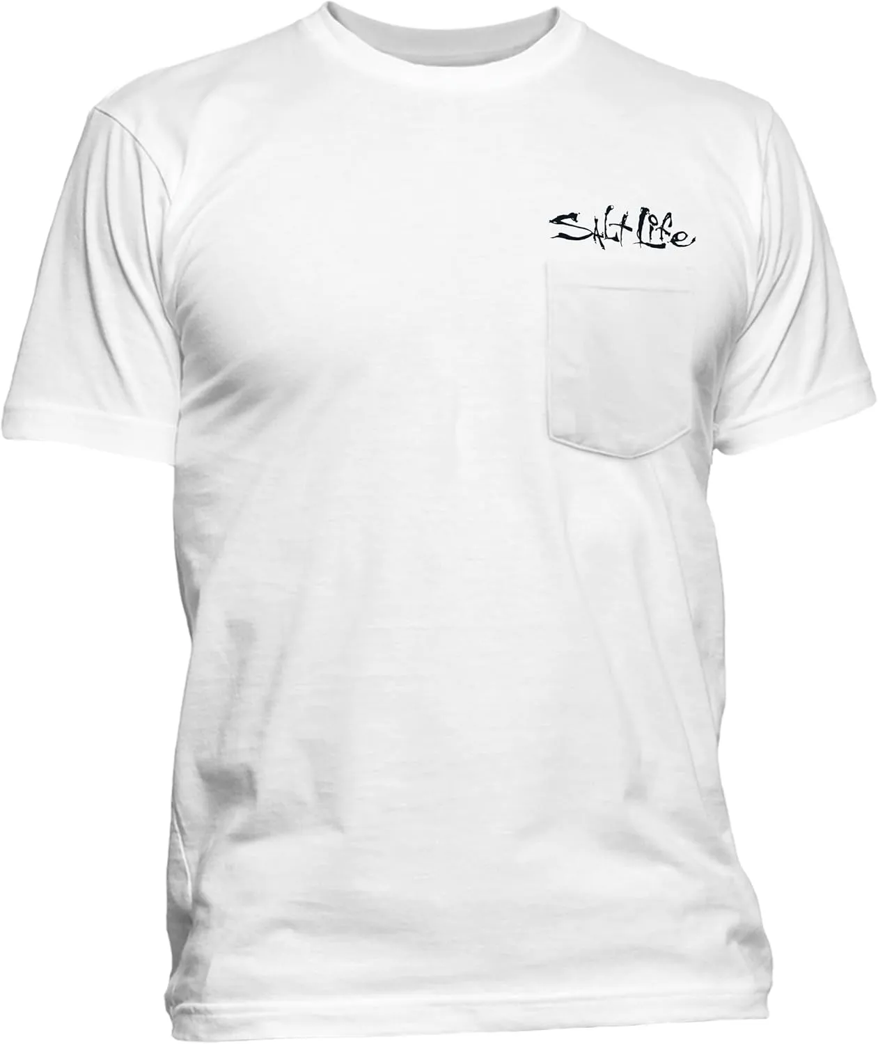Salt Life Men's Old School Short Sleeve Classic Fit Pocket Shirt